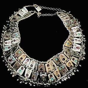 UNOde50 Limited Edition Farujini #11/50 Silver and Swarovski Necklace.